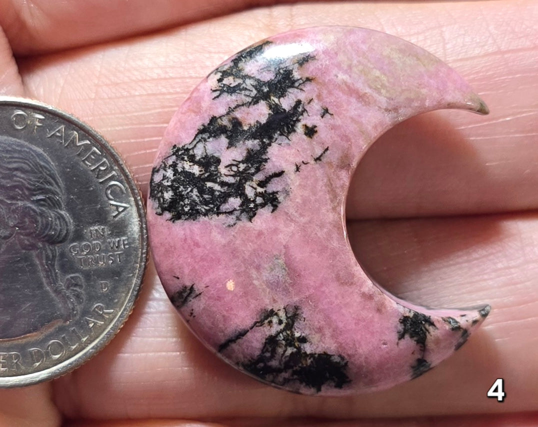 #4 Rhodonite Moon