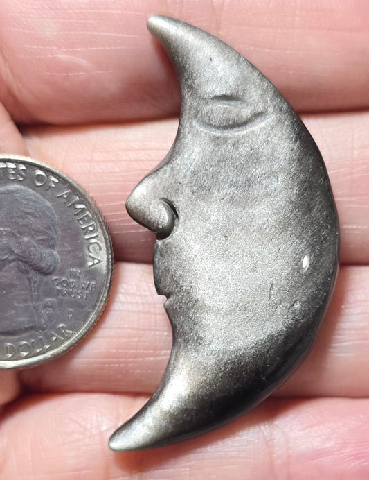 Silver Obsidian Moonface