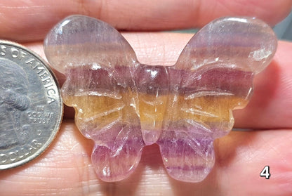 #4 Rainbow Fluorite Butterfly