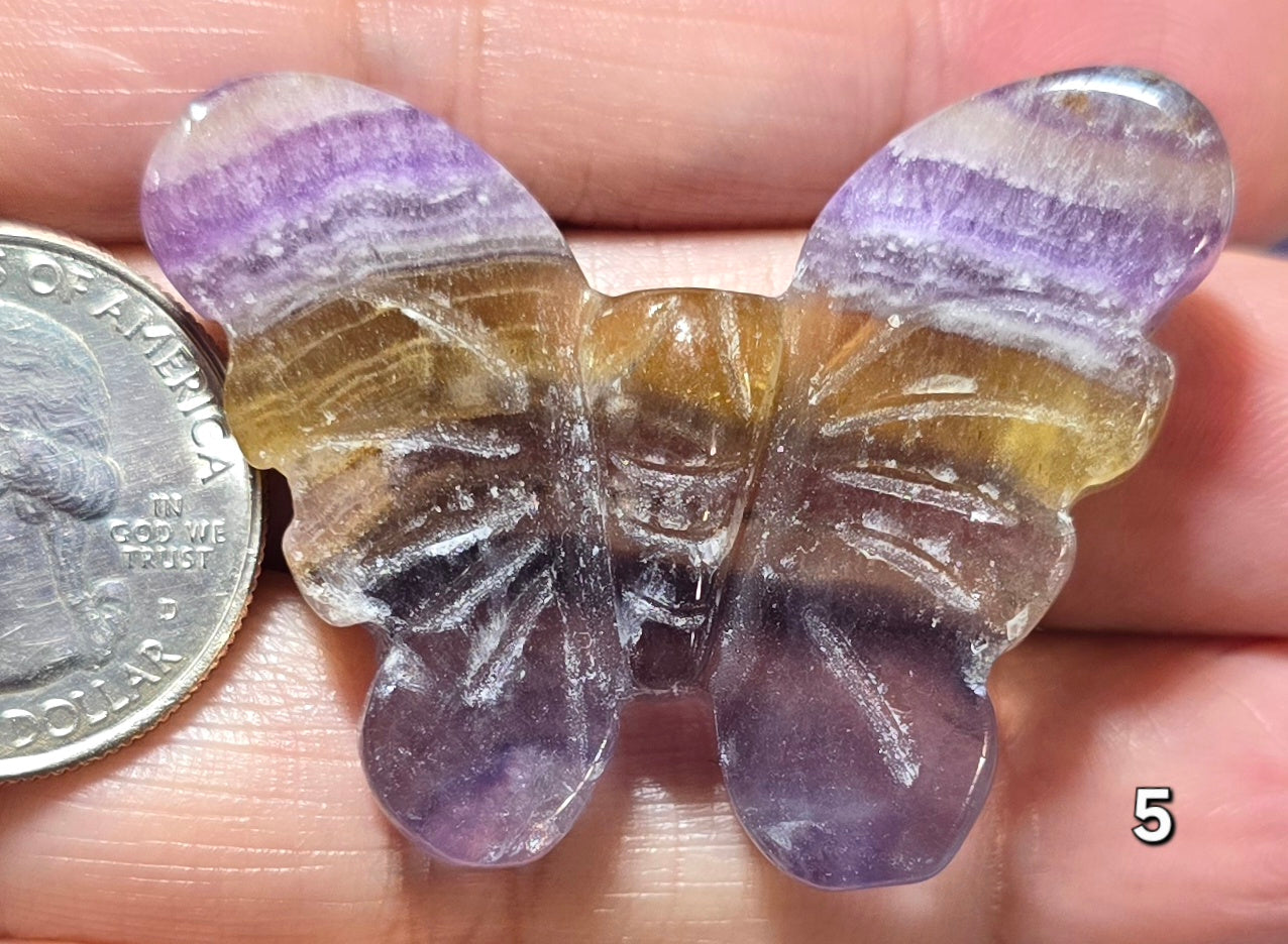 #5 Rainbow Fluorite Butterfly