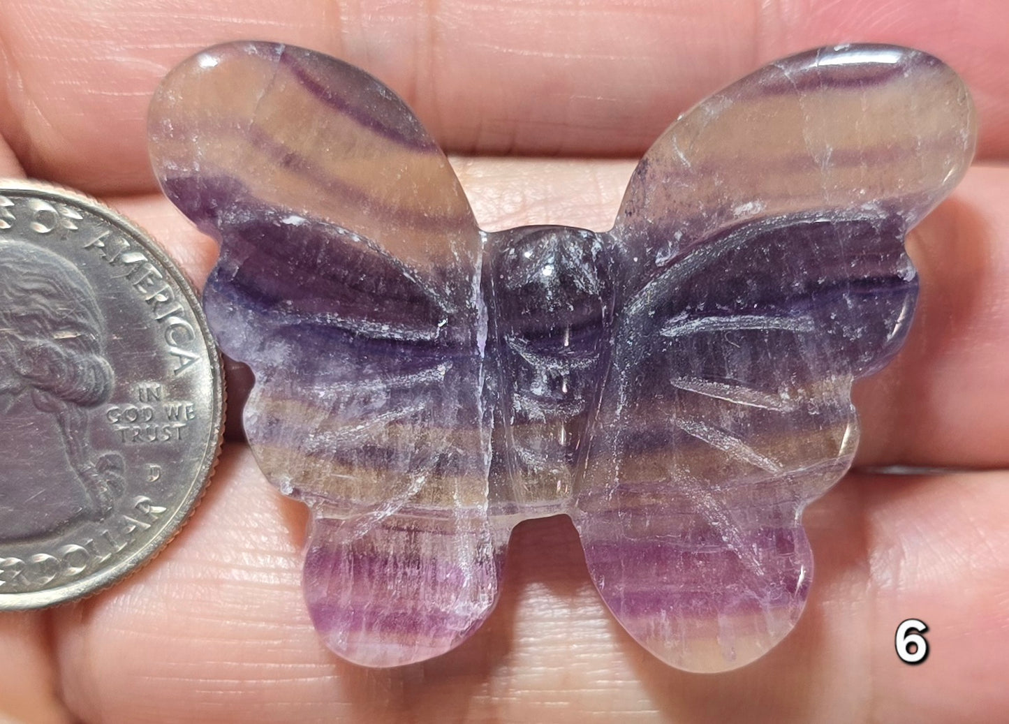 #6 Rainbow Fluorite Butterfly