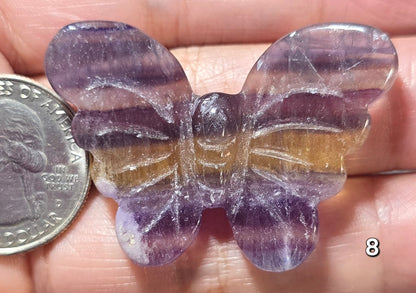 #8 Rainbow Fluorite Butterfly