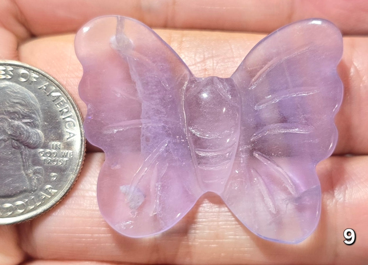#9 Purple Fluorite Butterfly