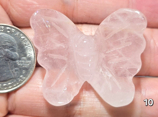 #10 Rose Quartz Butterfly