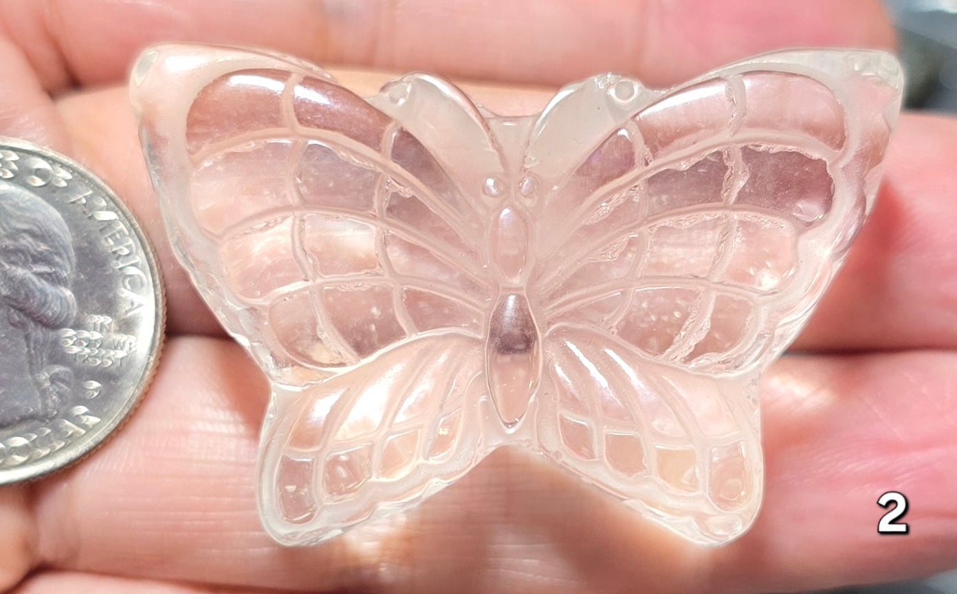 #2 Clear Quartz Butterfly
