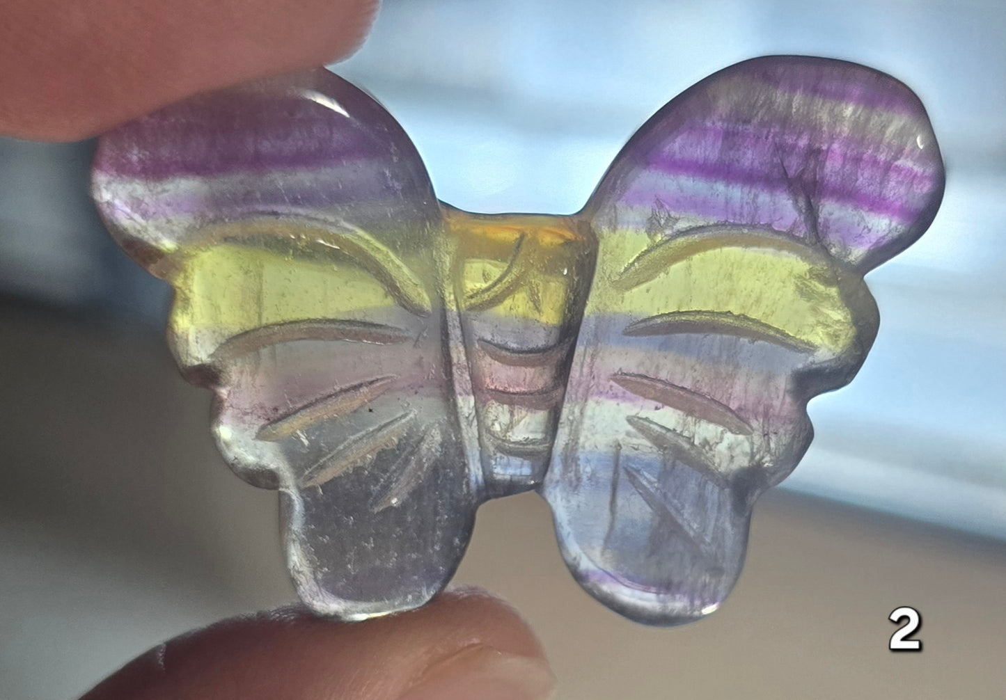 #2 Rainbow Fluorite Butterfly