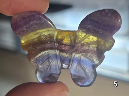 #5 Rainbow Fluorite Butterfly