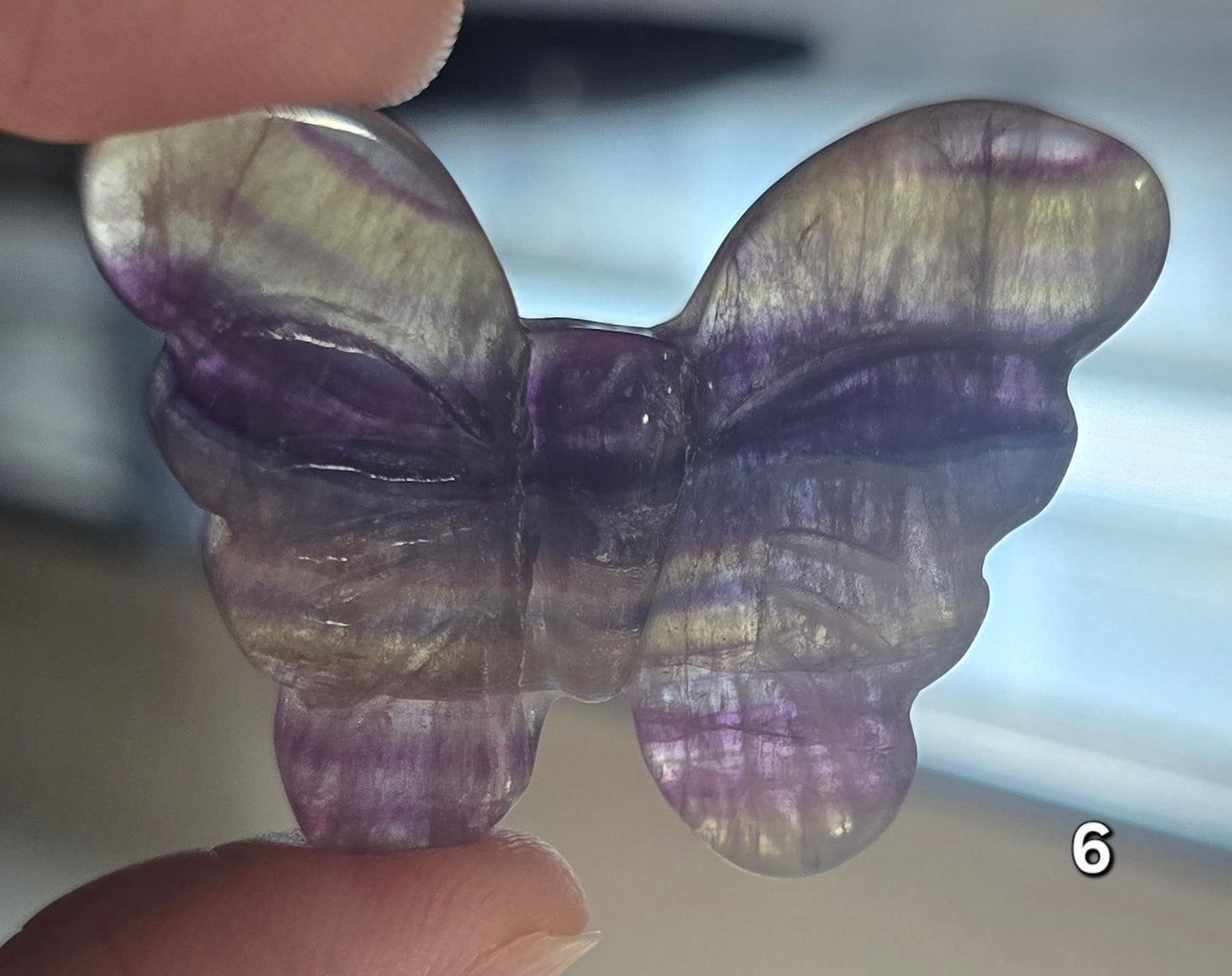 #6 Rainbow Fluorite Butterfly