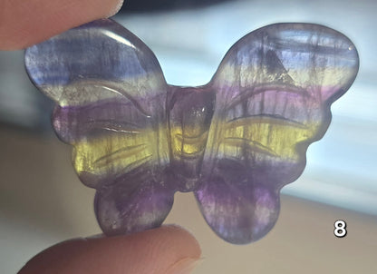 #8 Rainbow Fluorite Butterfly