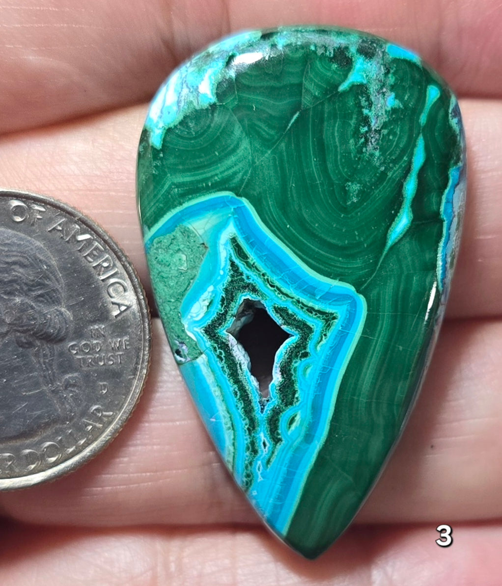 #3 Chrysocolla Malachite Druzy