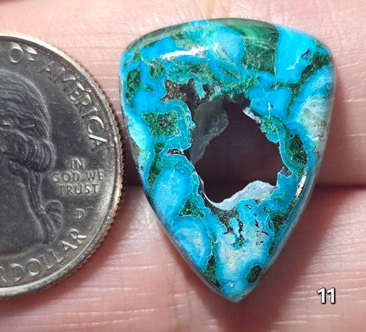 #11 Chrysocolla Malachite Druzy