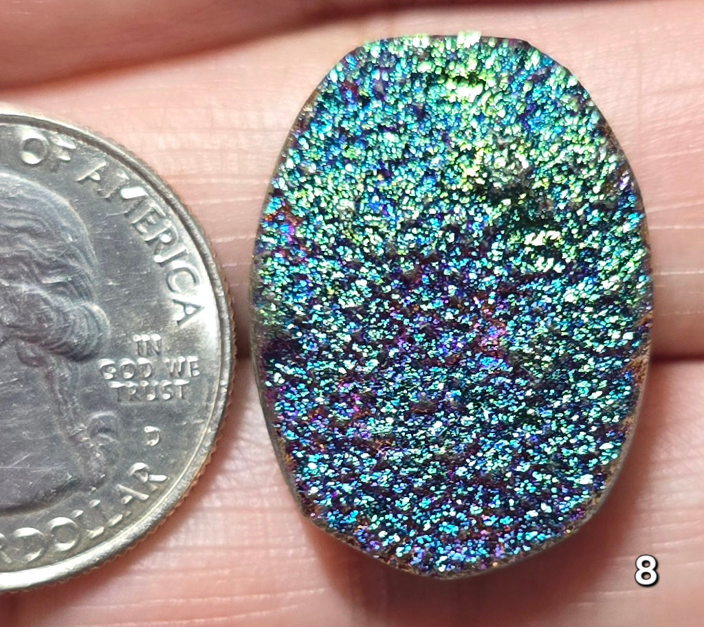 #8 Titanium Druzy