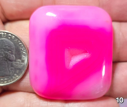 #10 Pink Druzy Agate