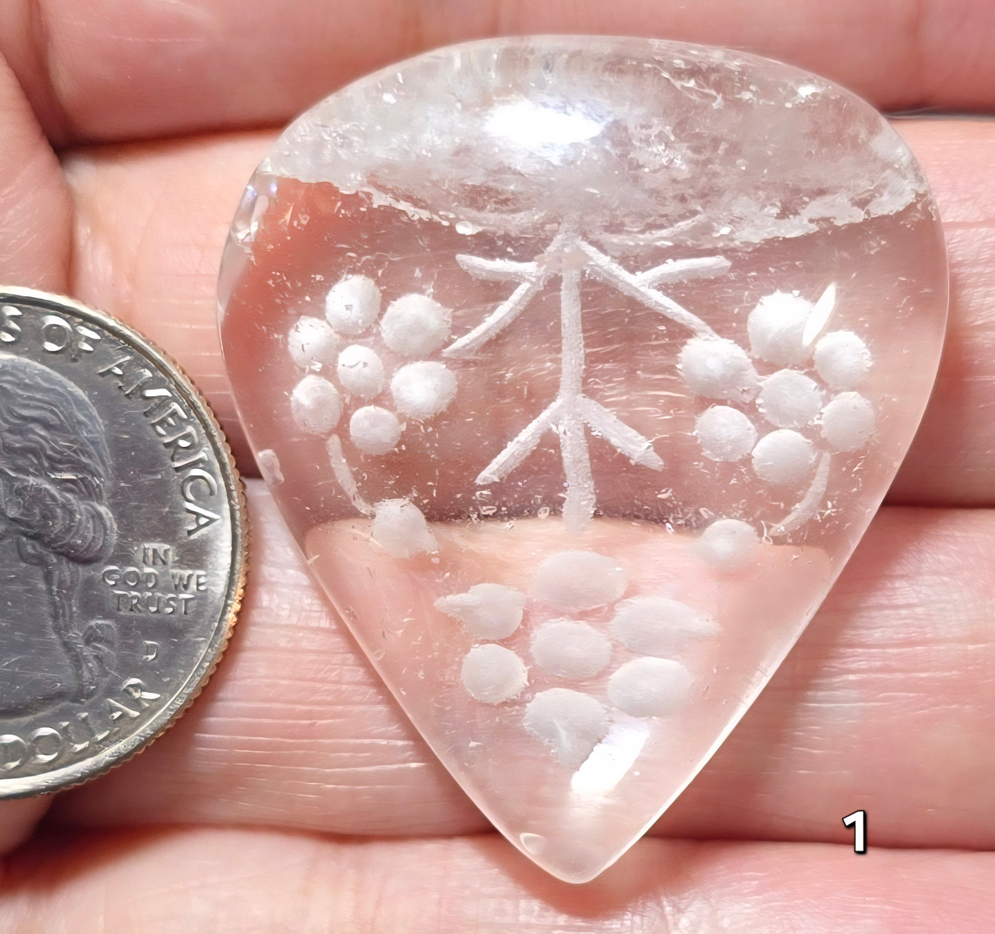 #1 Engraved Crystal Quartz