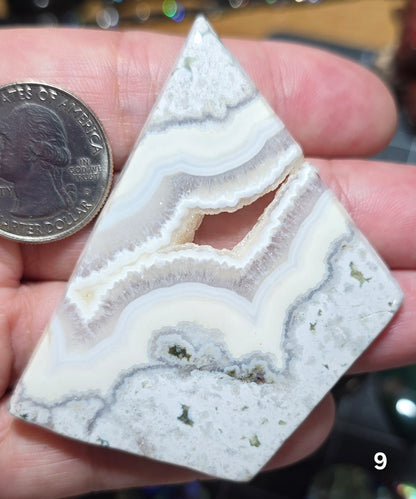 #9 Crazy Lace Agate Druzy Slice