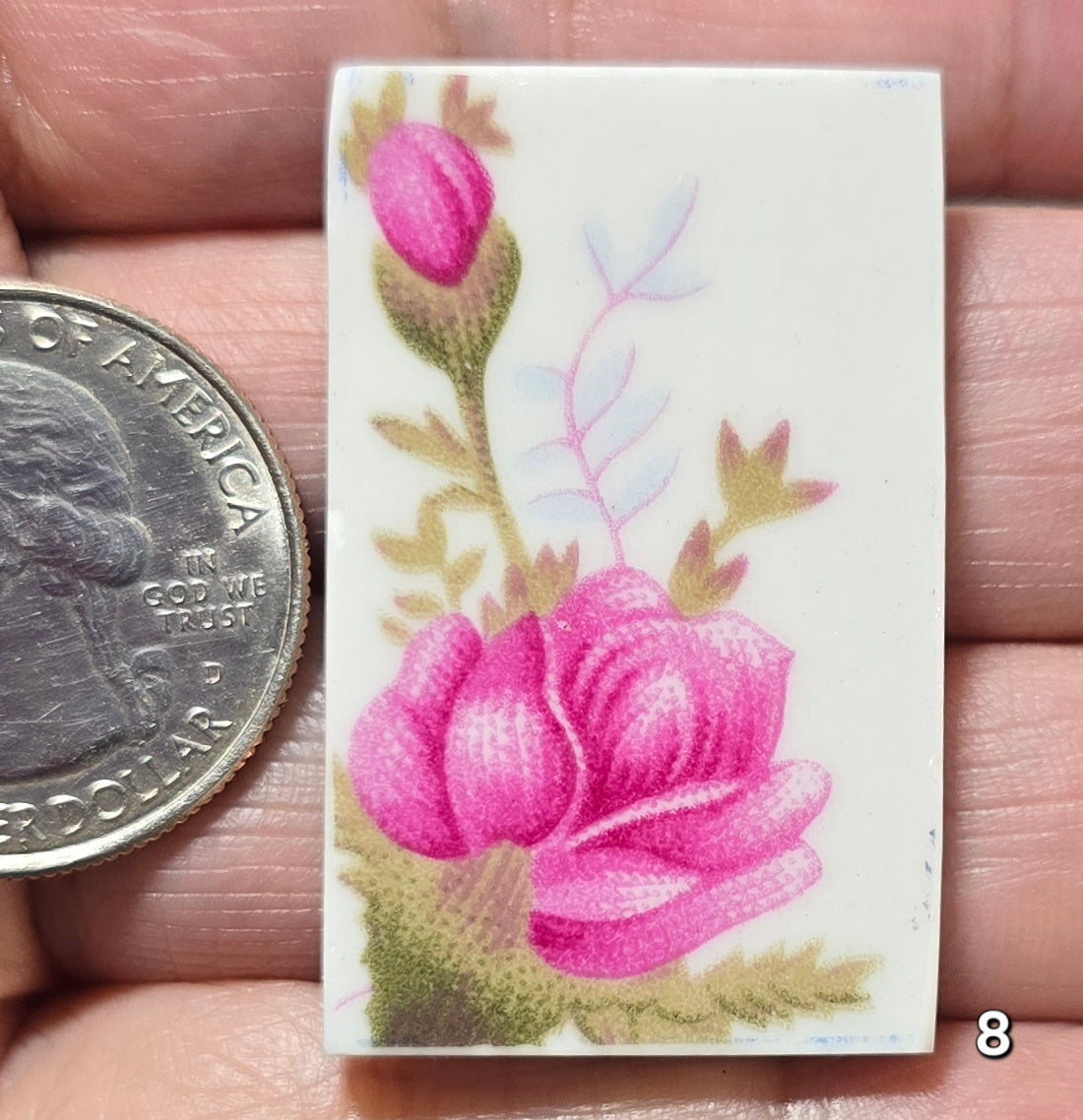 #8 Porcelain Cabochon