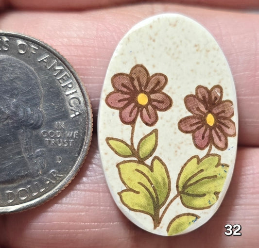 #32 Porcelain Cabochon