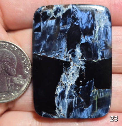 #24 Collector-Grade Pietersite Statement Cabochon