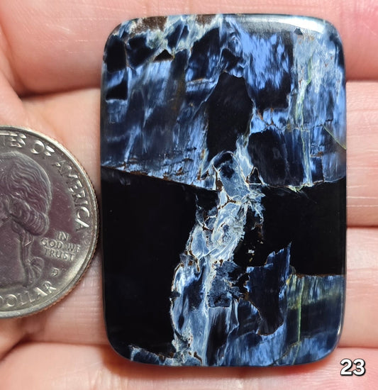 #24 Collector-Grade Pietersite Statement Cabochon