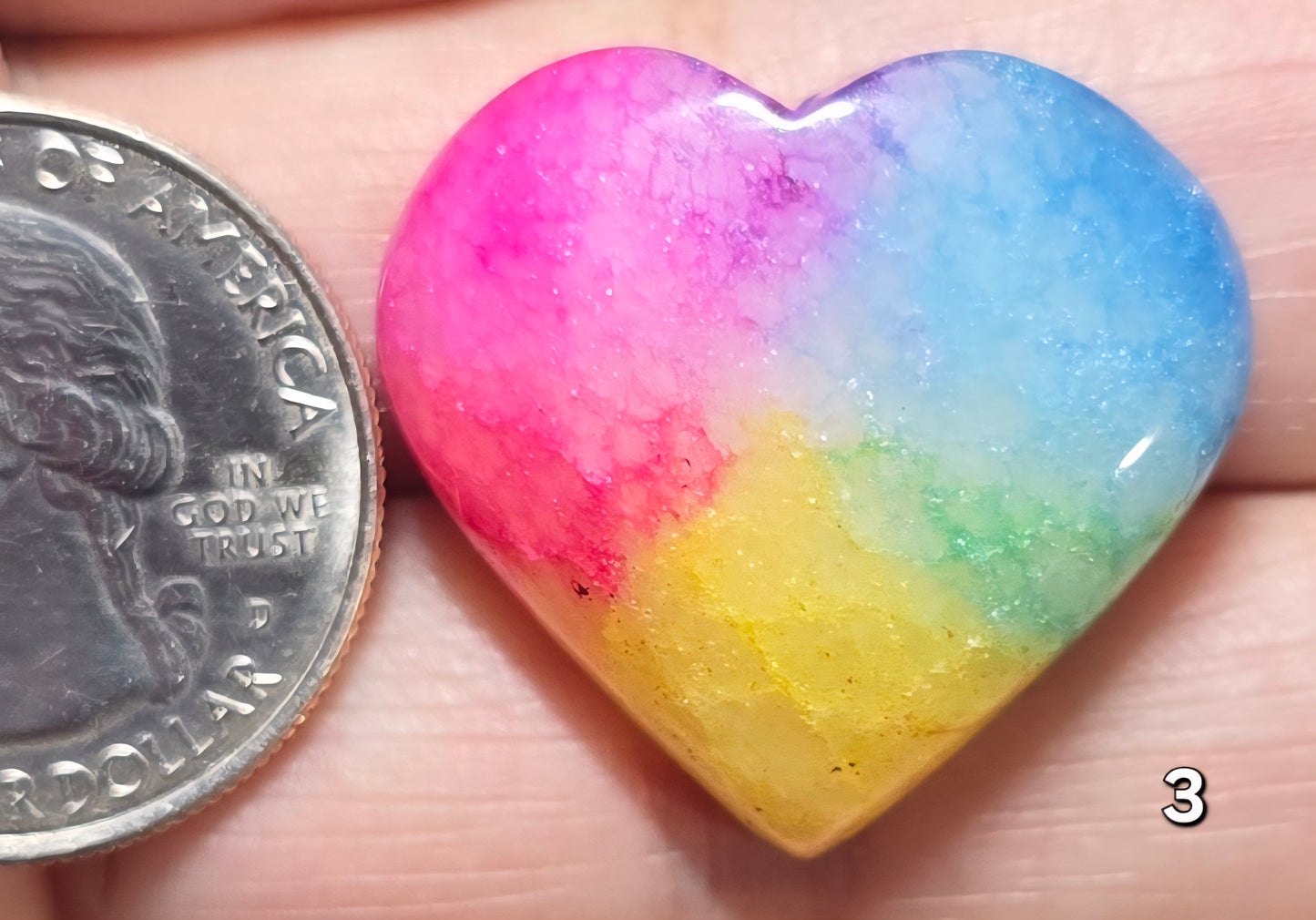 #3 Solar Quartz Heart