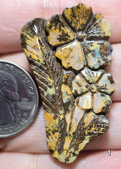 #1 Carved Boulder Opal