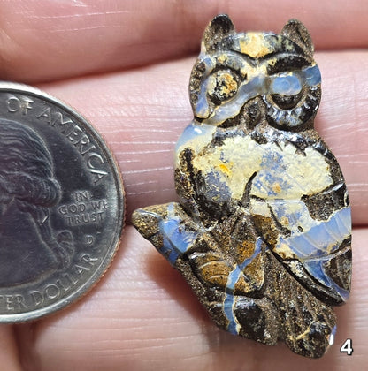 #4 Carved Boulder Opal