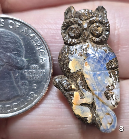 #8 Carved Boulder Opal