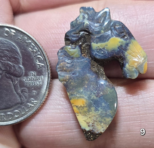 #9 Carved Boulder Opal