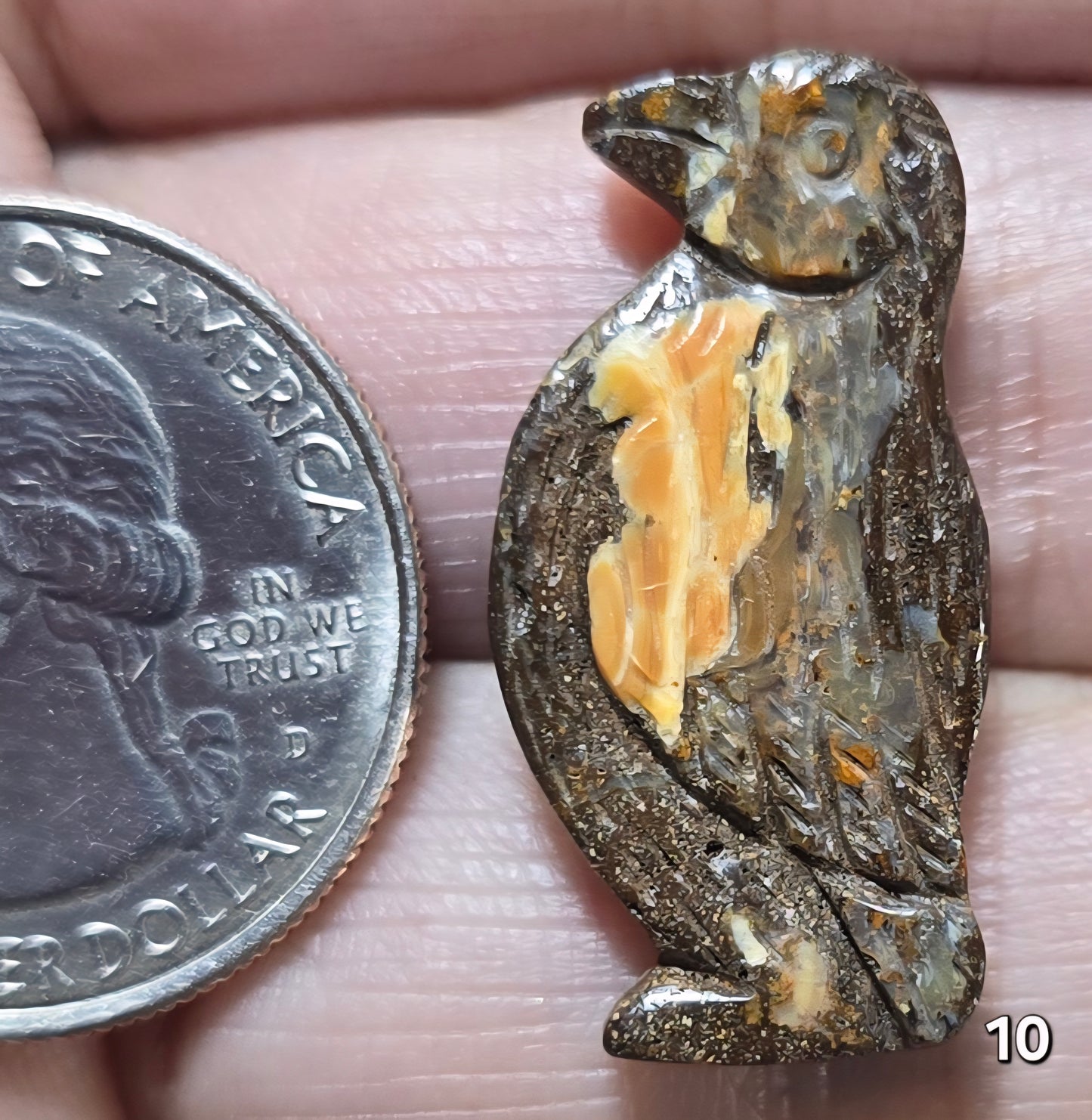 #10 Carved Boulder Opal