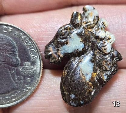 #13 Carved Boulder Opal