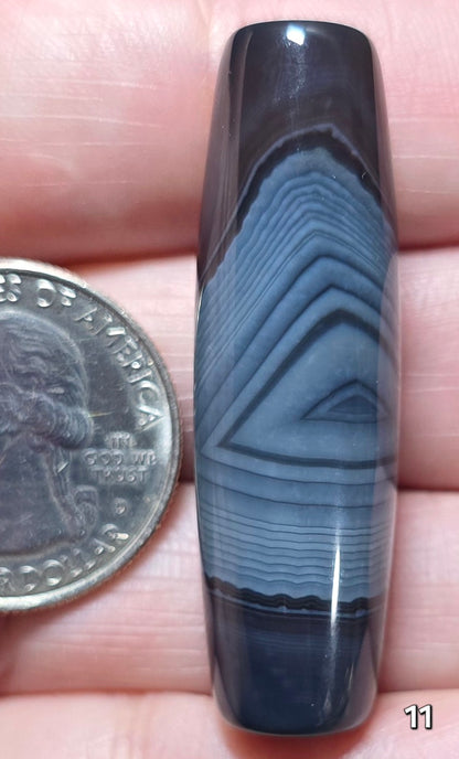 #11 Banded Agate Statement Bead