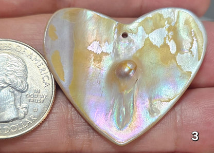 #3 Mother-of-Pearl Heart Pendant