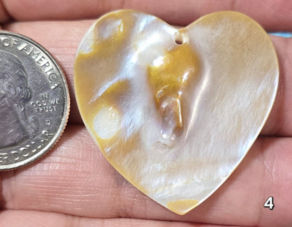 #4 Mother-of-Pearl Heart Pendant