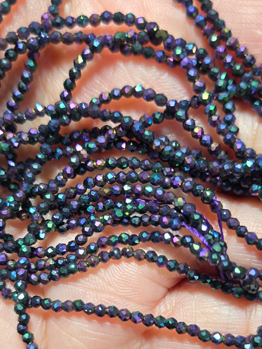 Midnight Peacock Crystal AB