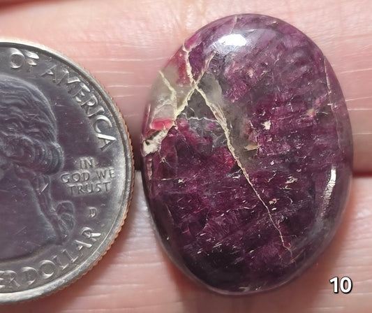 #10 Pink Tourmaline in Smoky Quartz