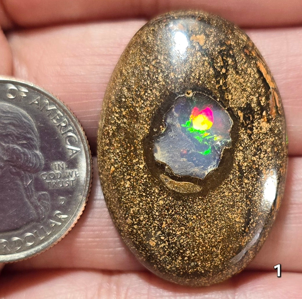 #1 Ethiopian Inlay Boulder Opal