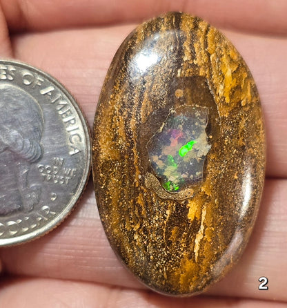 #2 Ethiopian Inlay Boulder Opal