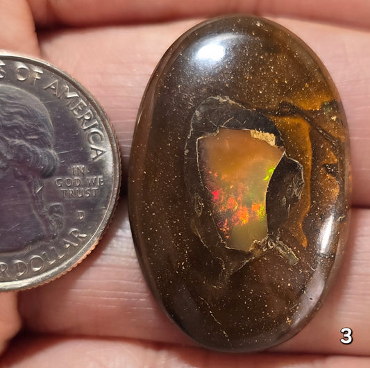 #3 Ethiopian Inlay Boulder Opal