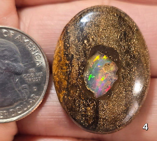 #4 Ethiopian Inlay Boulder Opal