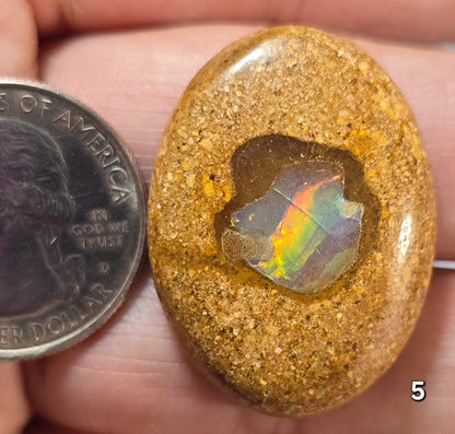 #5 Ethiopian Inlay Boulder Opal