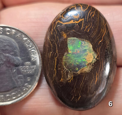 #6 Ethiopian Inlay Boulder Opal