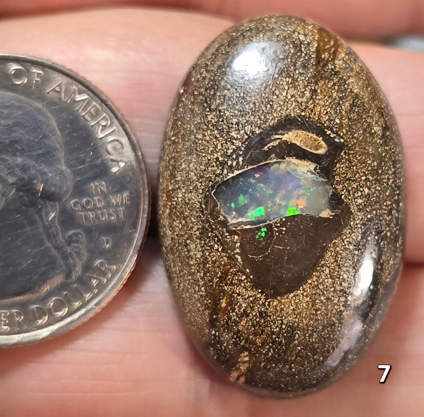 #7 Ethiopian Inlay Boulder Opal