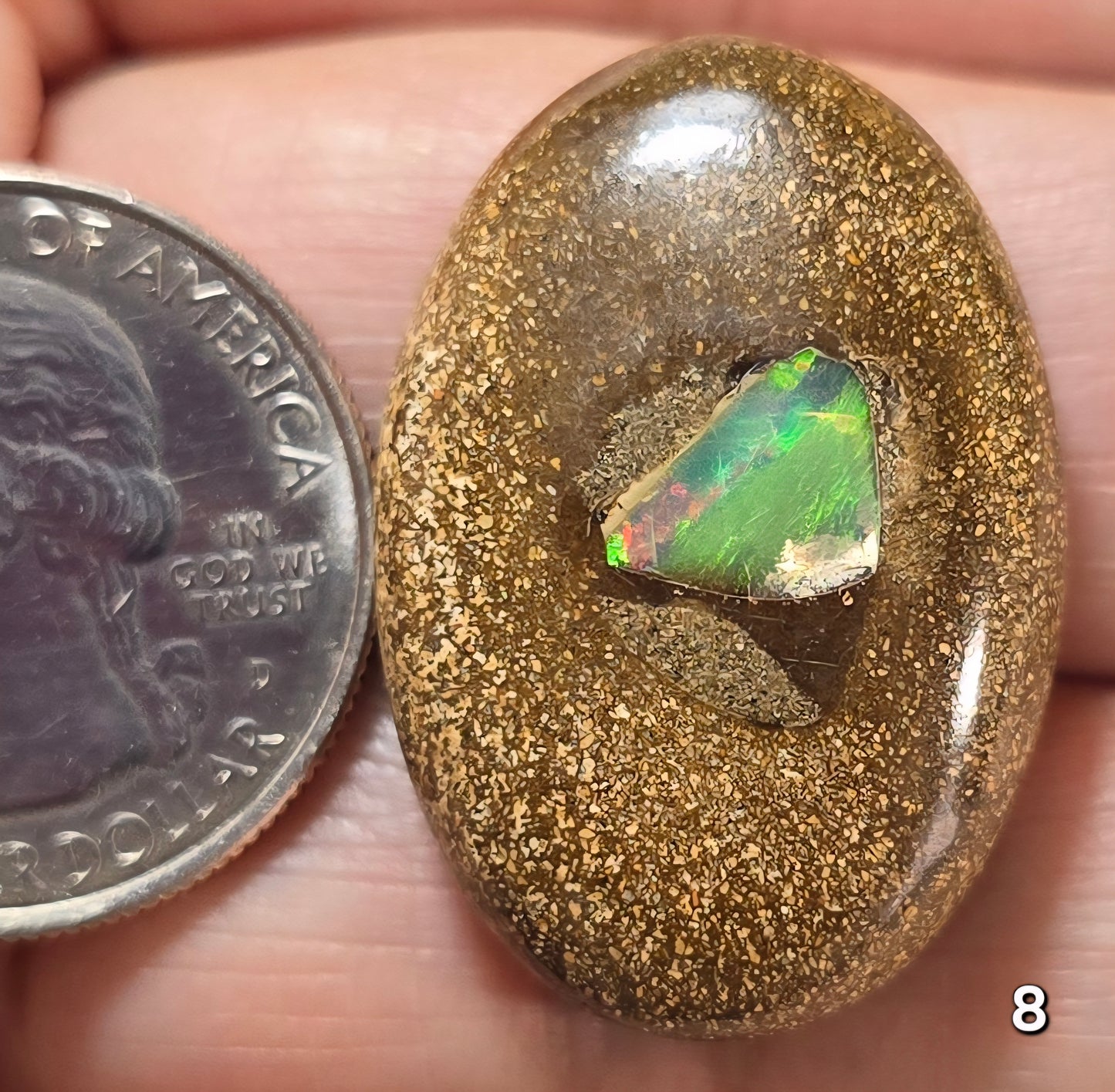 #8 Ethiopian Inlay Boulder Opal