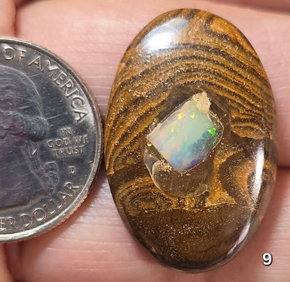 #9 Ethiopian Inlay Boulder Opal