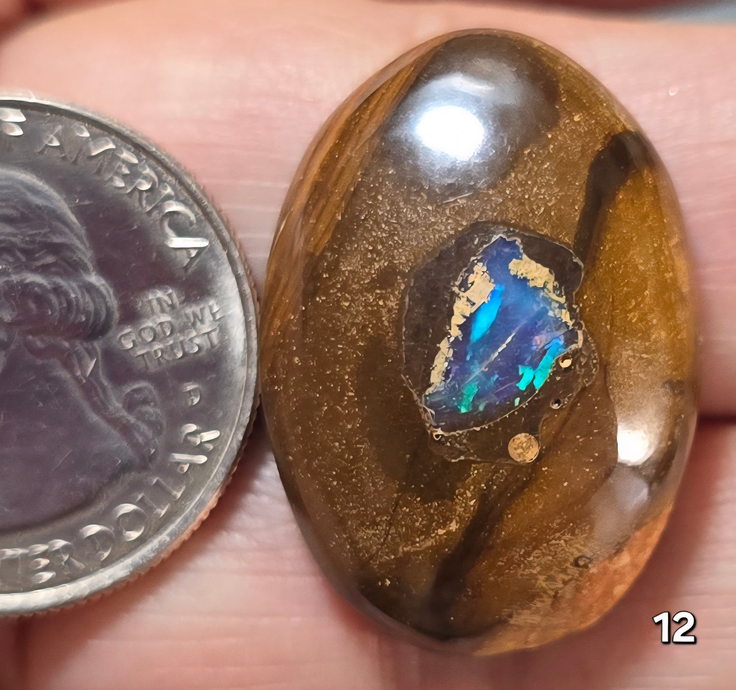 #12 Ethiopian Inlay Boulder Opal