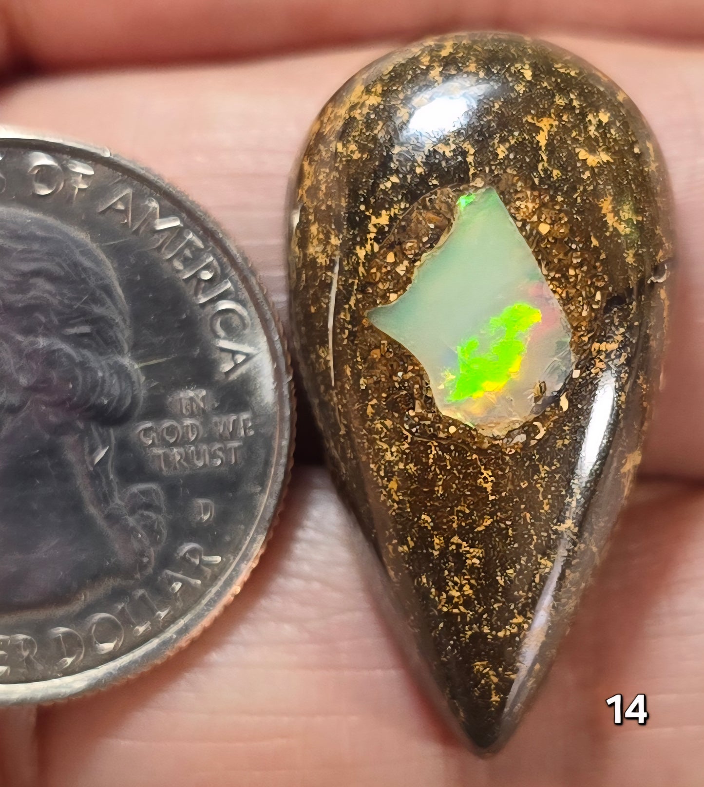 #14 Ethiopian Inlay Boulder Opal