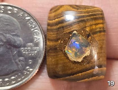 #19 Ethiopian Inlay Boulder Opal