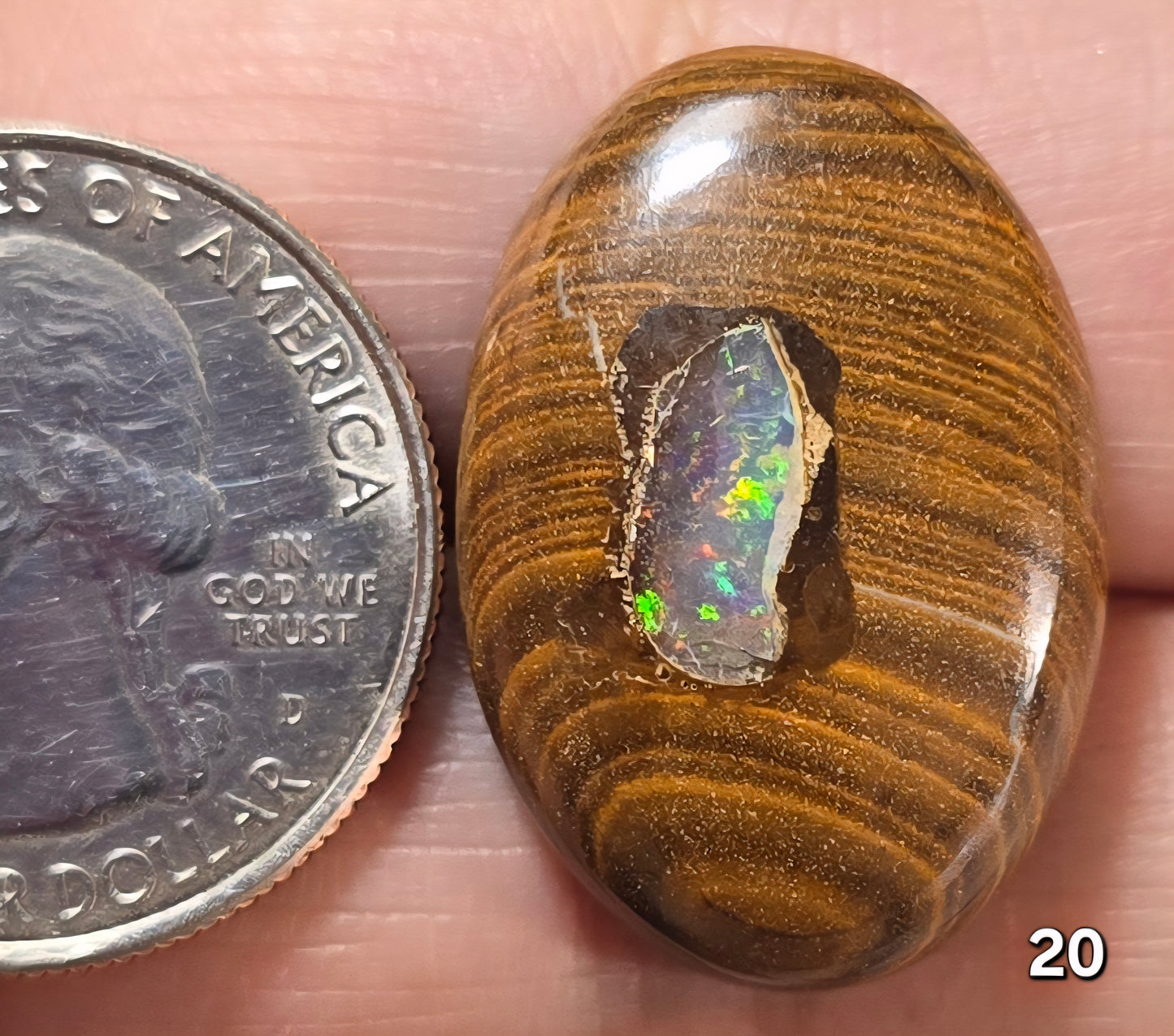 #20 Ethiopian Inlay Boulder Opal