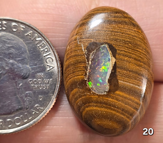 #20 Ethiopian Inlay Boulder Opal