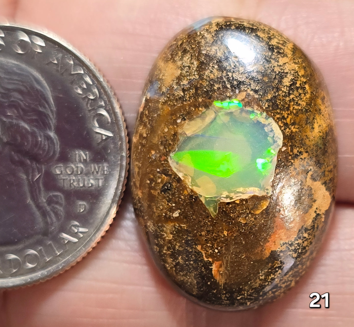 #21 Ethiopian Inlay Boulder Opal